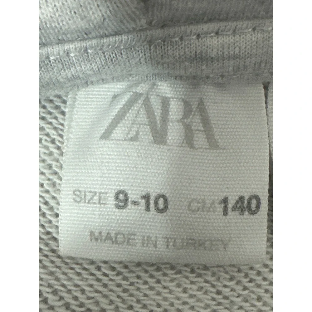 Zara Kids Pokemon Charizard Gray Hoodie Sweatshirt Size 9-10 140cm